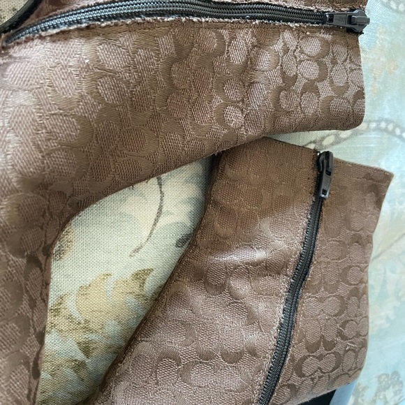 Coach signature booties size 7 - Picture 5 of 5